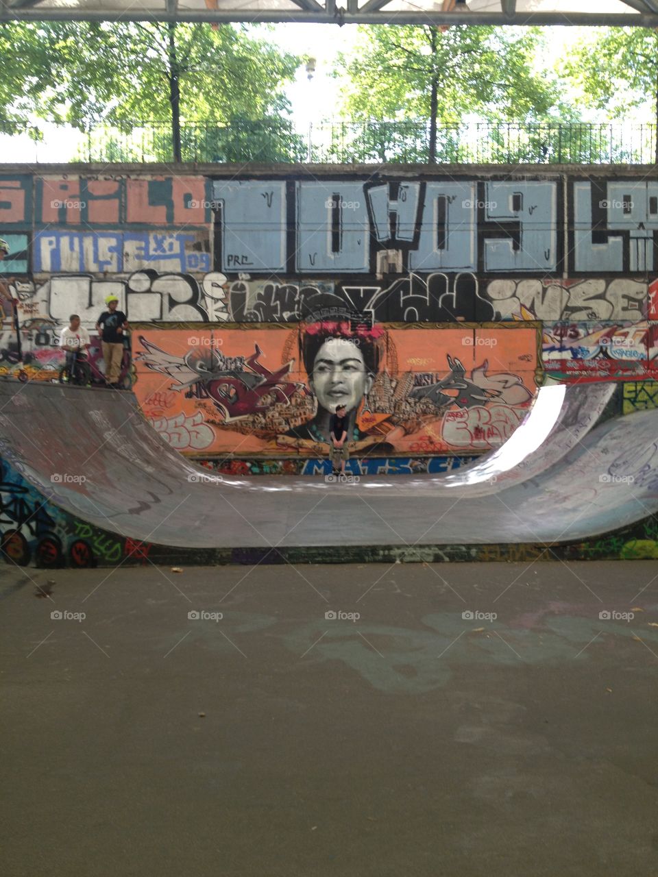 Skatepark in paris