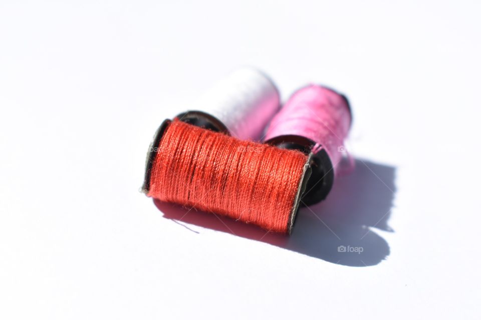 Spools of thread