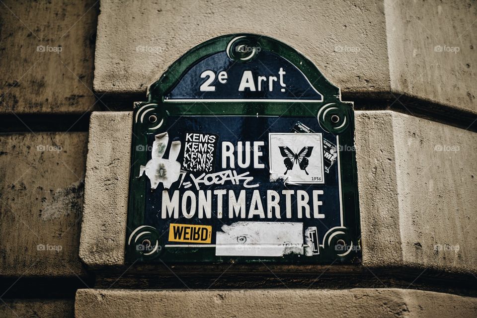 Paris Street Sign