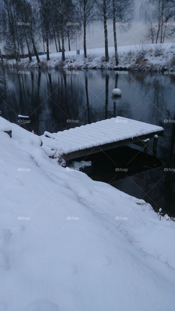 snow bridge kanal channel by Backlund81