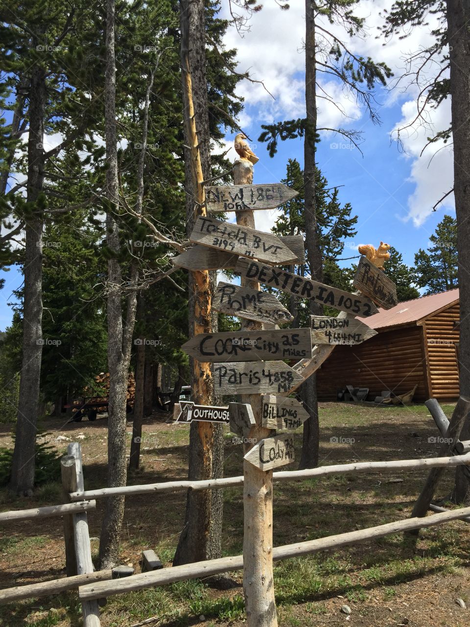 Top of the World Sign