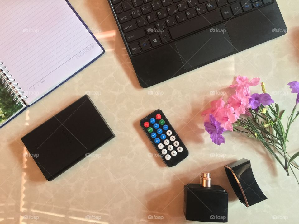 Creative flat lay idea