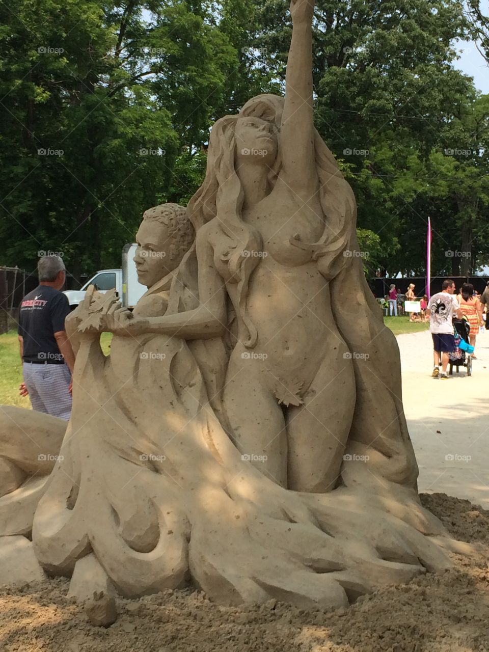 Sand sculpture 