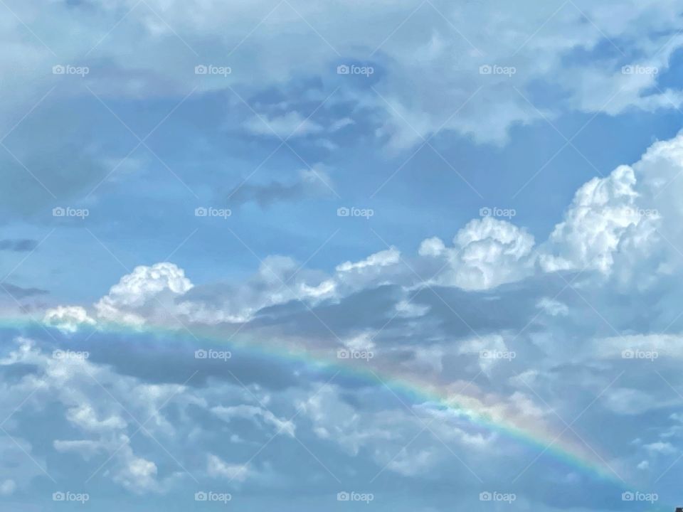 Rainbow on a cloudy day! 