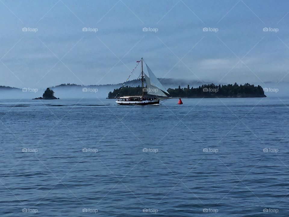 Sailing in the fog