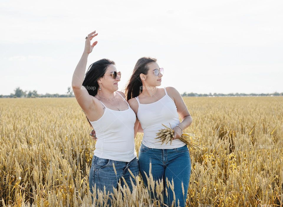 female friends having fun together outdoor