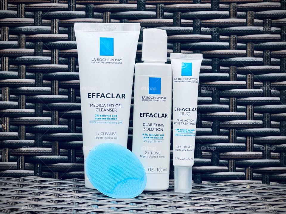 I never travel without my favorite skin care products La Roche-Posay