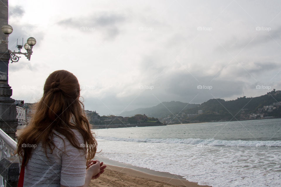 Wife in San Sebastián 