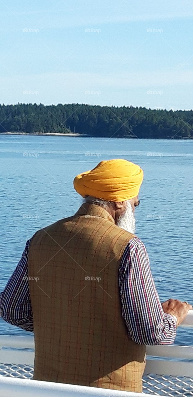 On the ferry to Vancouver