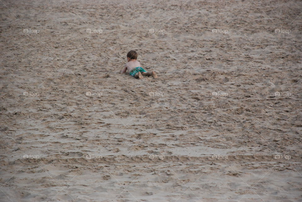 Alone at the beach