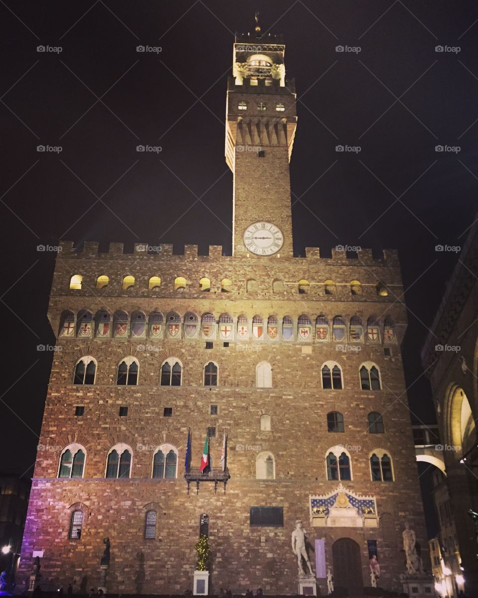 Palazzo Vecchio in Florence. 