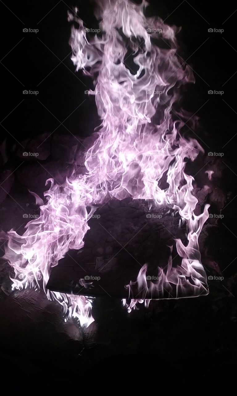 purple fire