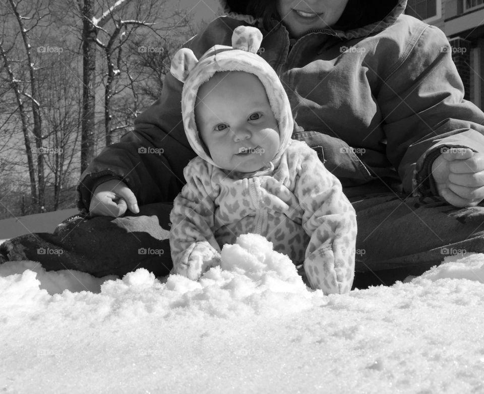 Babies First Snow