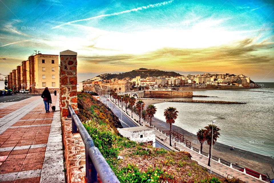 El mirador de la bahía sur de Ceuta tercera tonalidad.