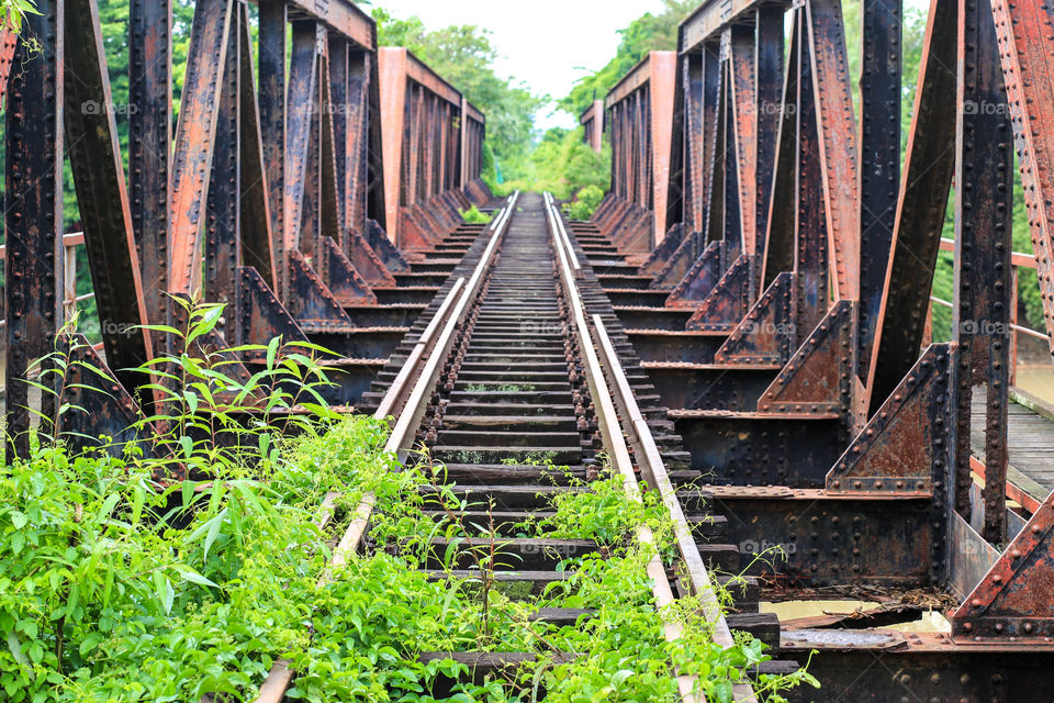 Old bridge. I shoot this photo in pursat province, Cambodia 