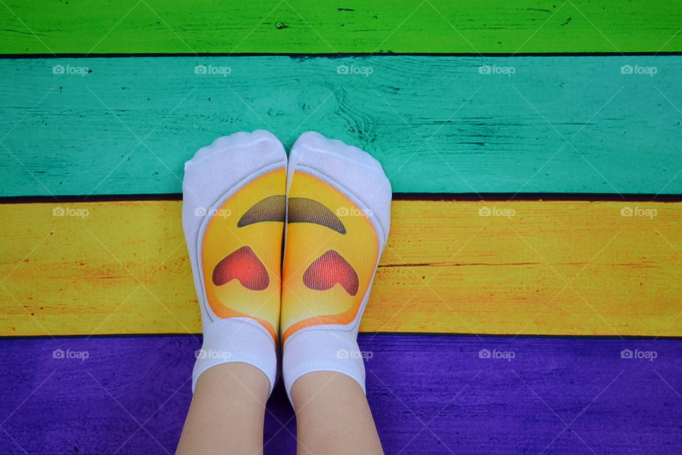 Happy smiley socks