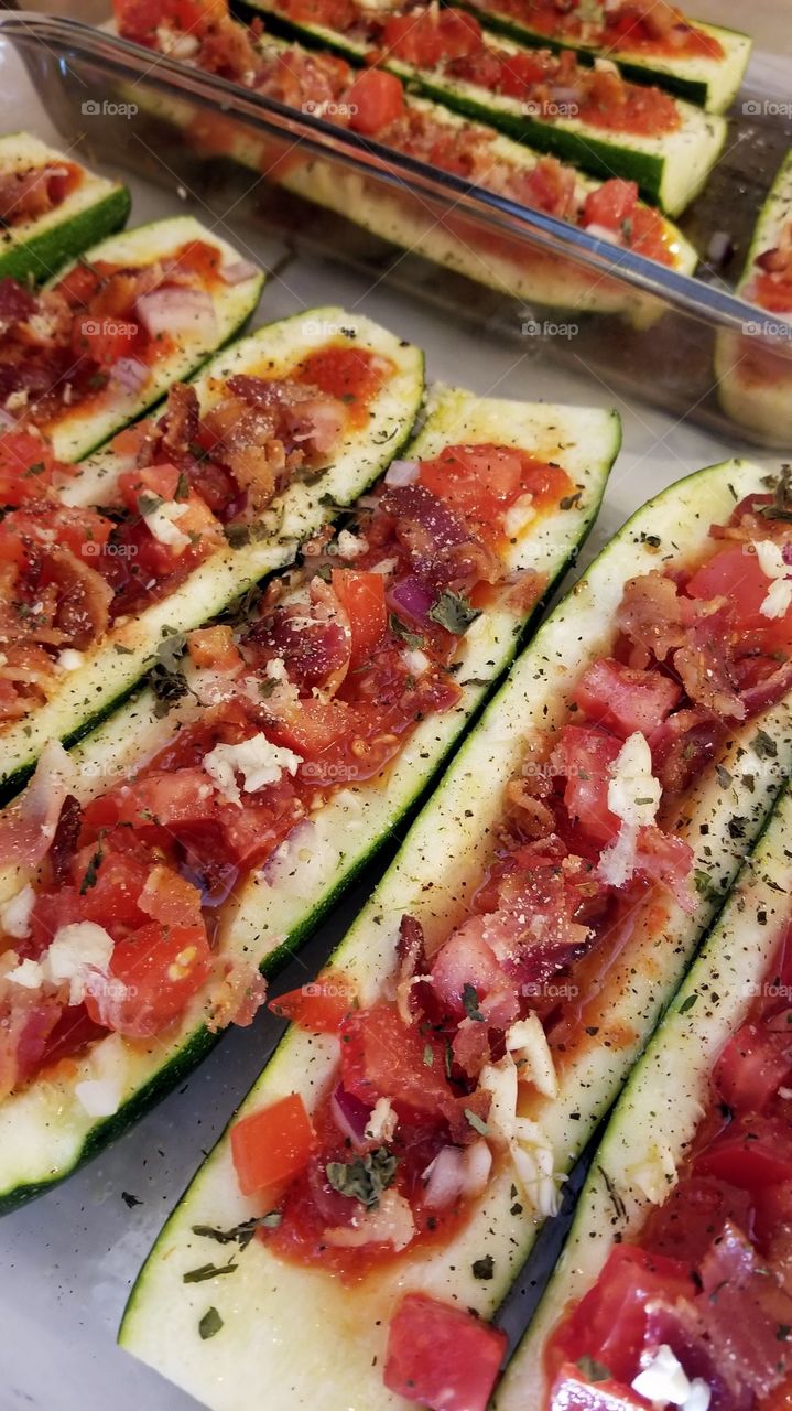 Vegetables  Zucchini Boats