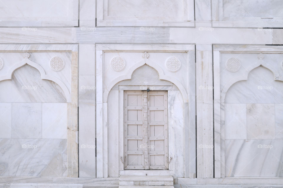 Entrance door of Taj Mahal, Agra, Uttar Pradesh, India