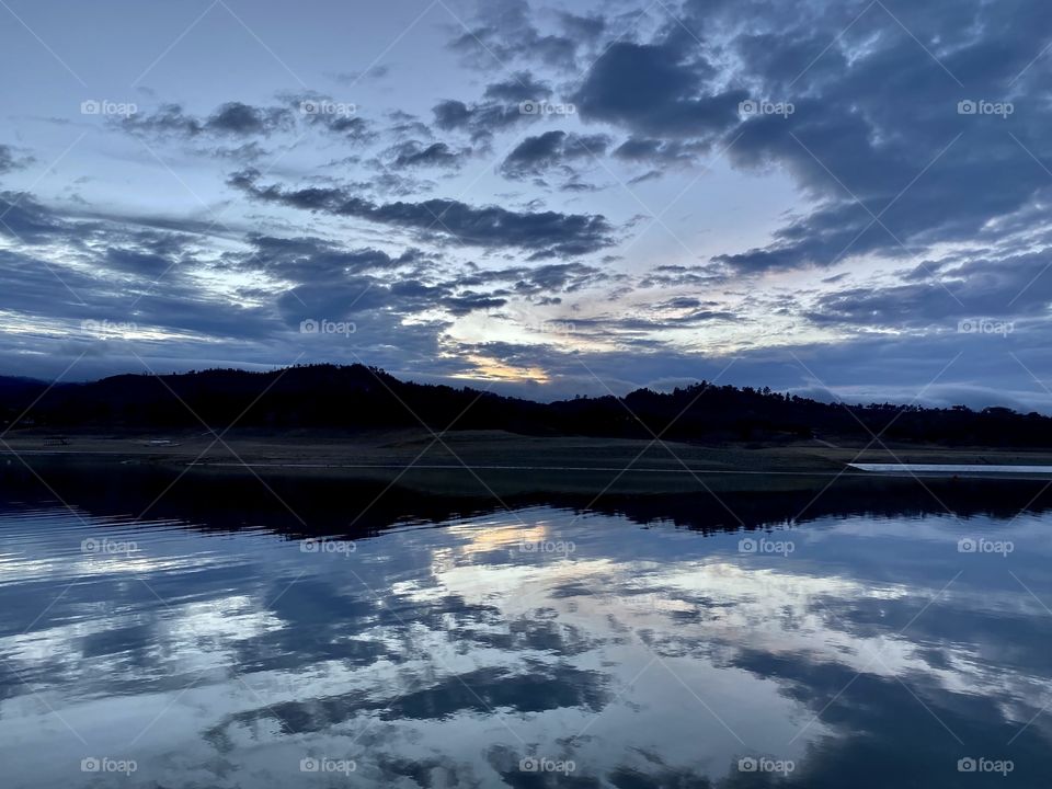 Sunset at Lake Nacimiento California 