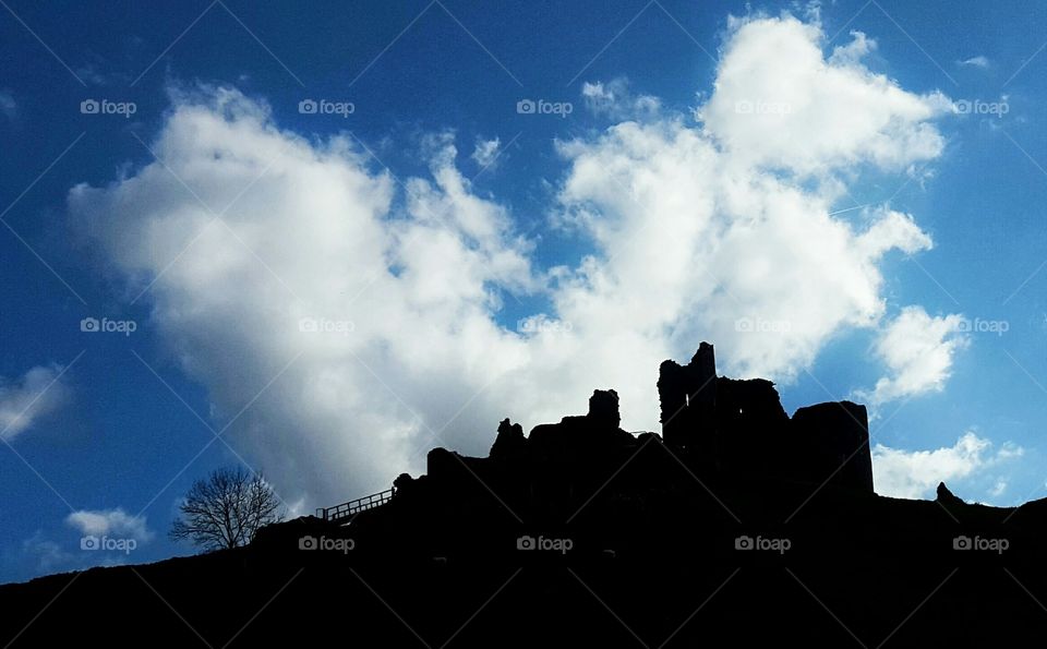 Welsh hilltop castle