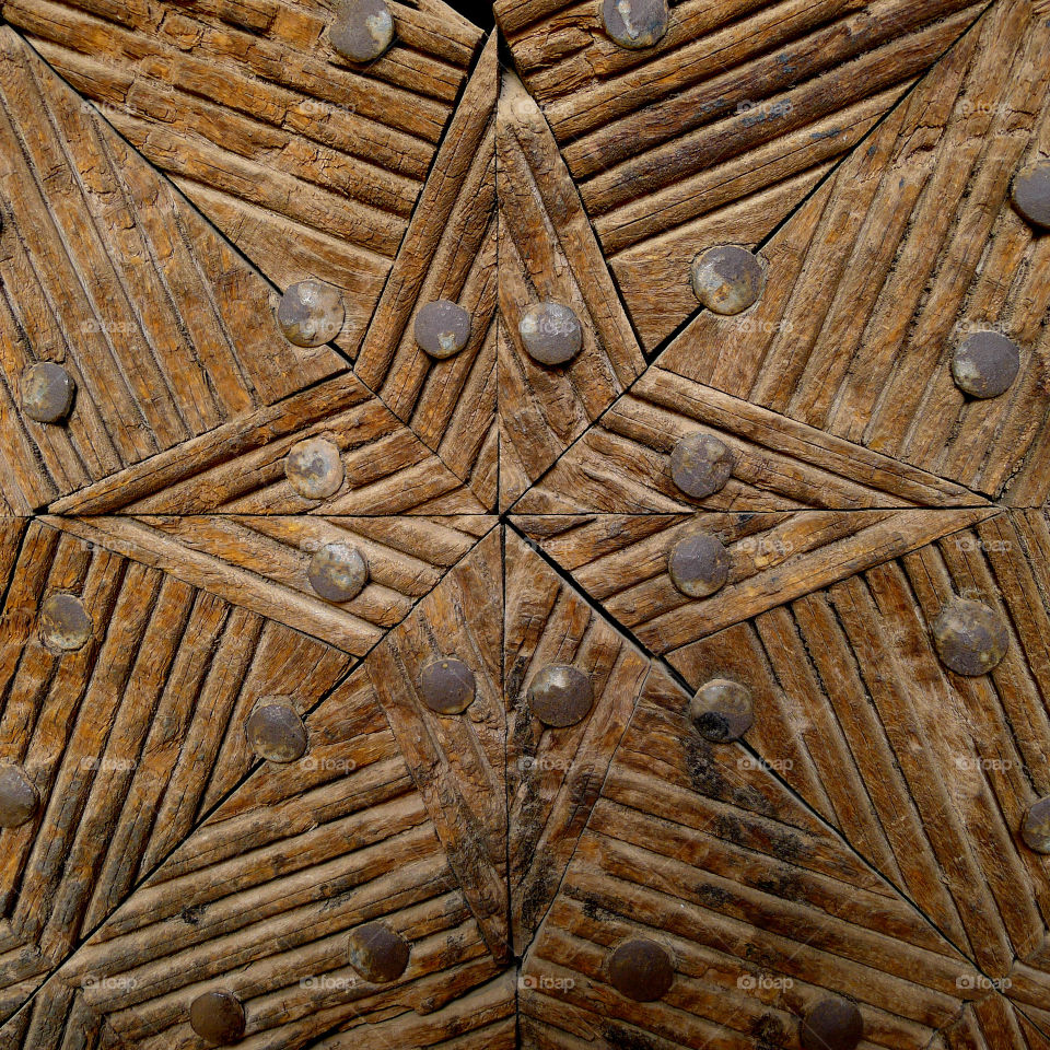 Door decoration in Abyaneh, Iran