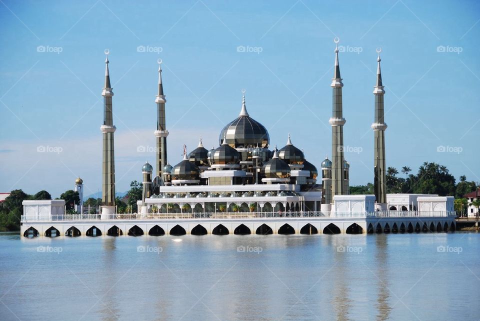 Mosque at Islamic civilisation park, Terrenganu, Malaysia