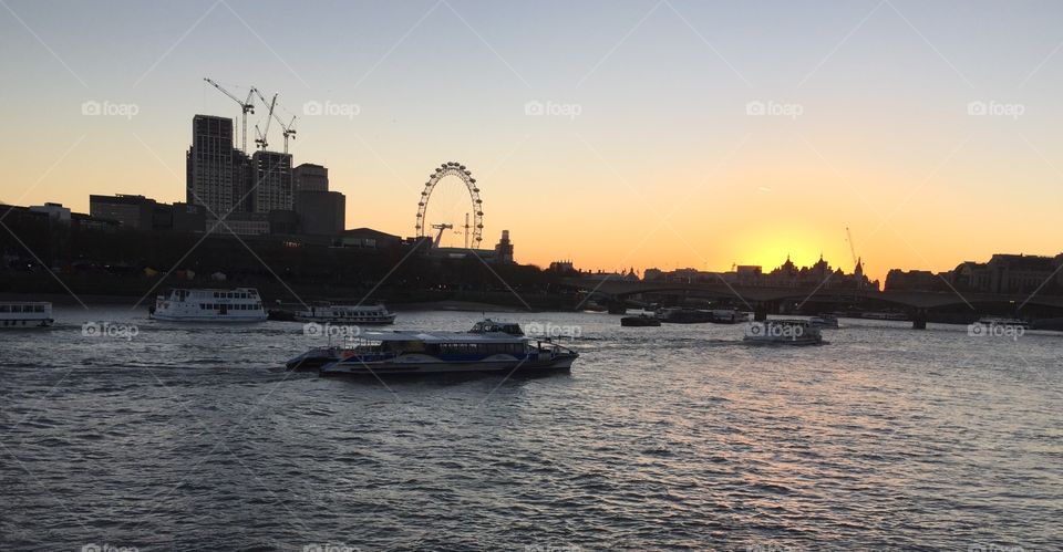 London - over Thames