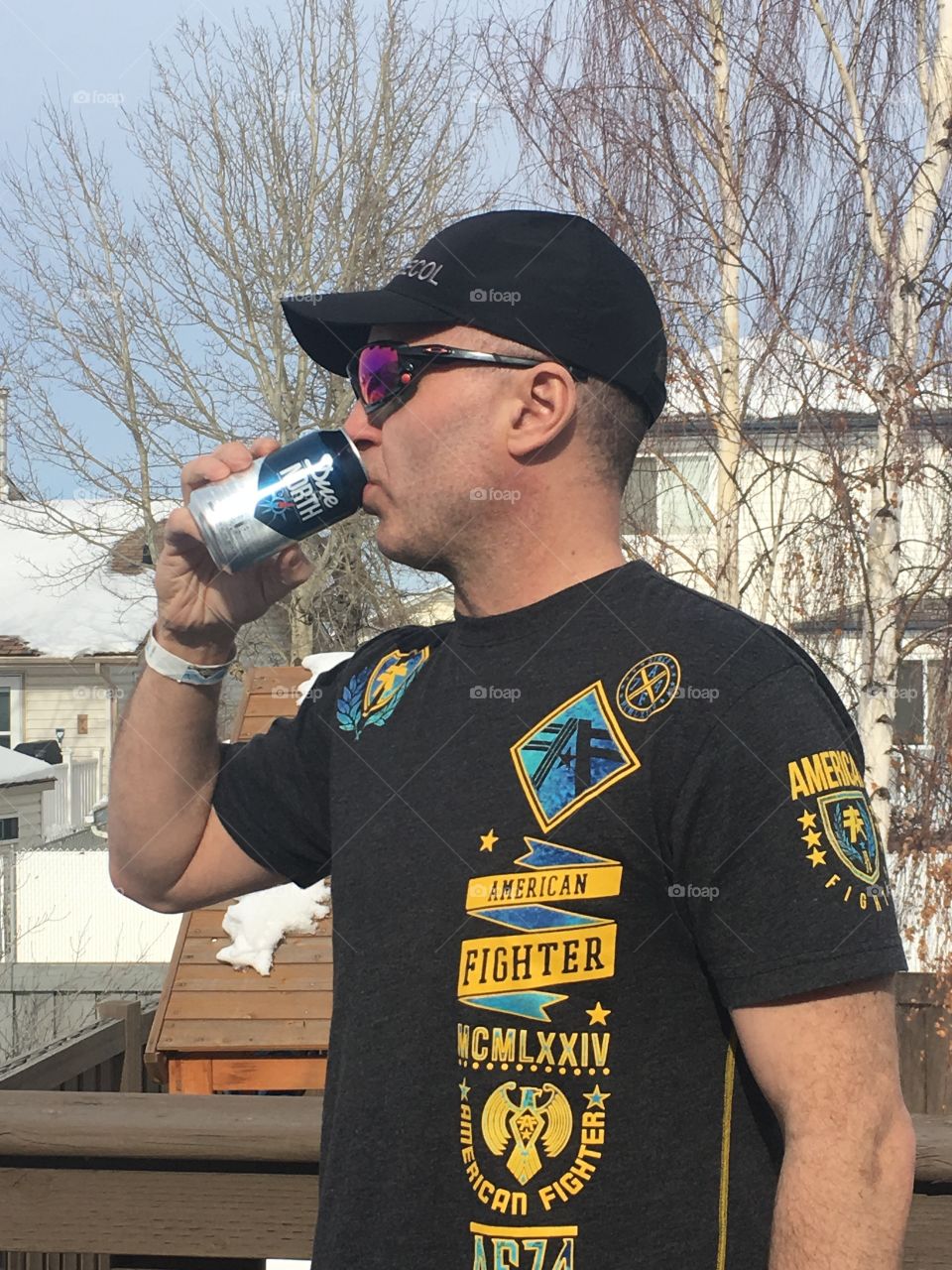 Time for beer on the deck