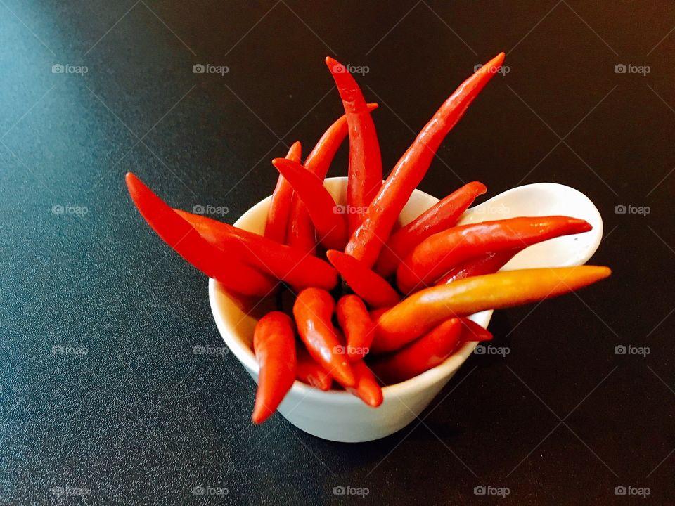 Red chilies 