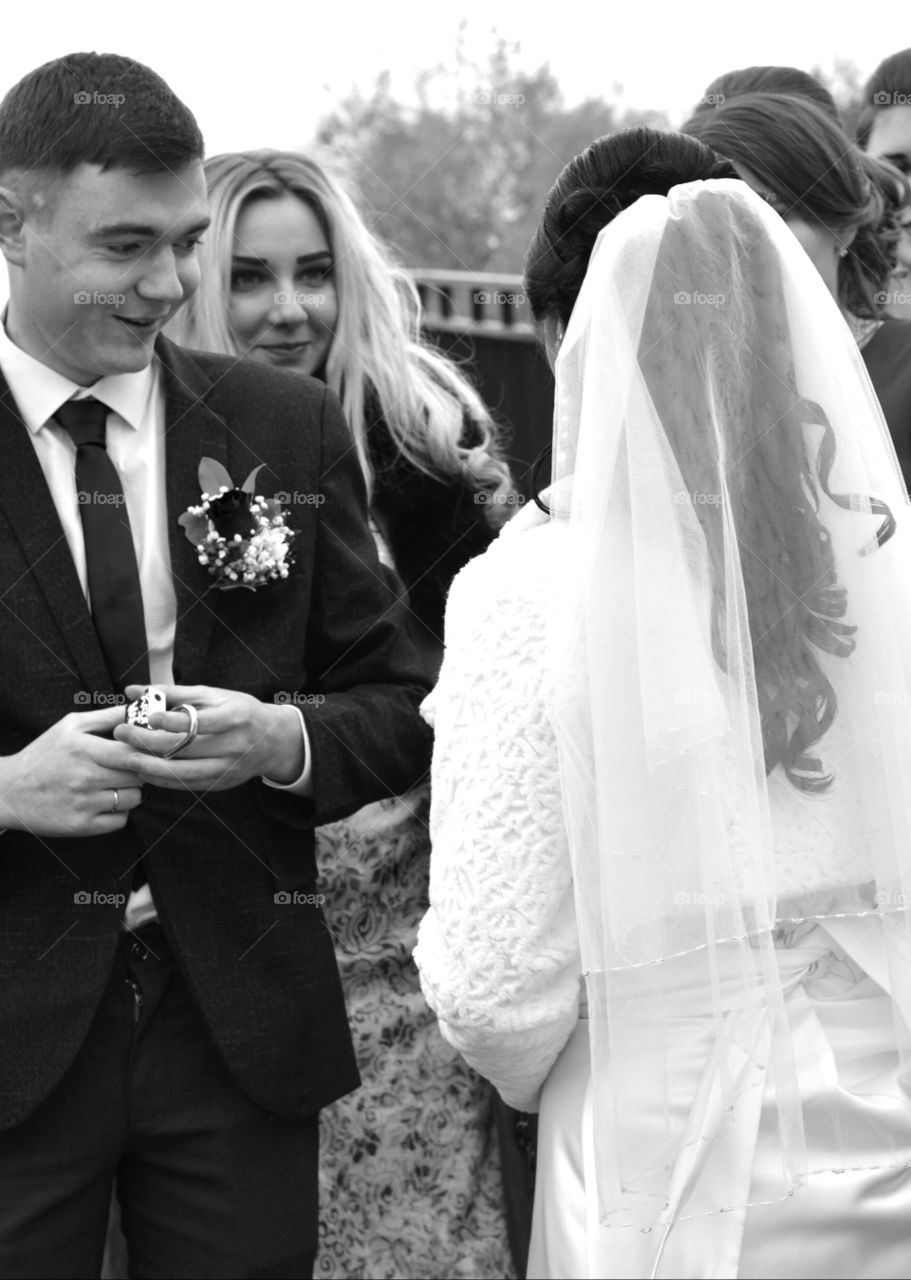 People, Wedding, Groom, Veil, Ceremony