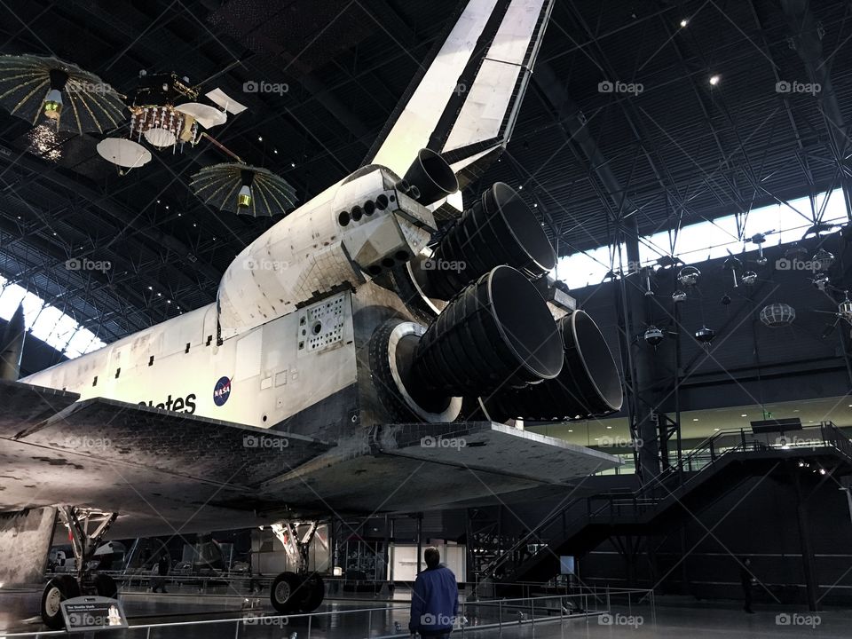 Spacecraft Discovery in Udvar-Hazy Air and space museum