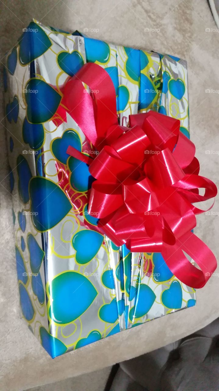 Gift, Box, Christmas, Thread, Surprise