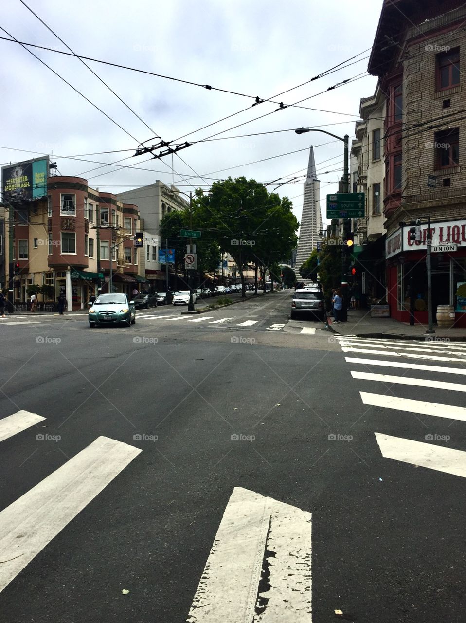 Street corner in San Francisco