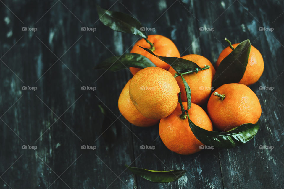 Mandarin fruits
