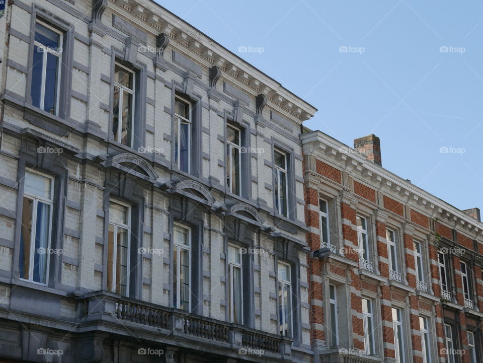 Old houses in Antwerp, Belgium.