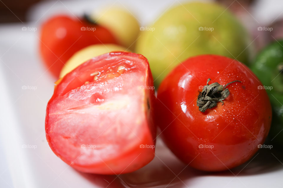 Fresh vegetables and fruits