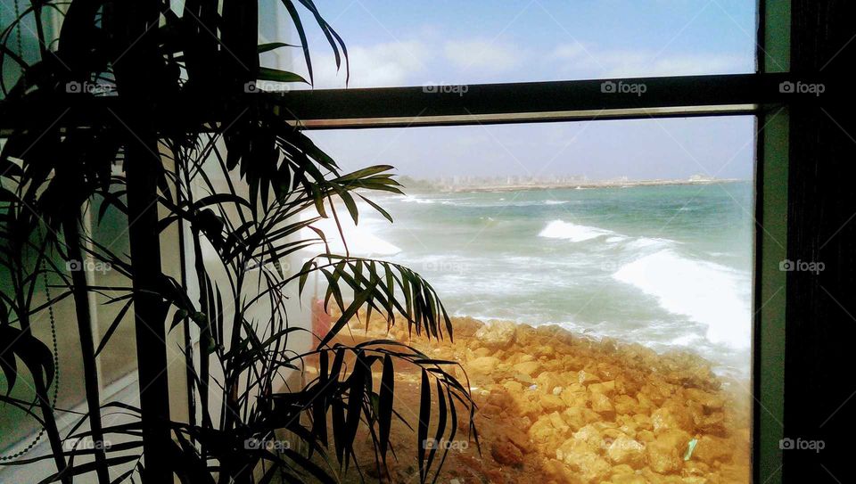 restaurant by the mediterranean sea