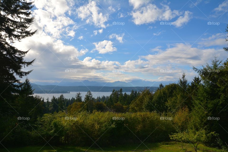 Lake and Mountains