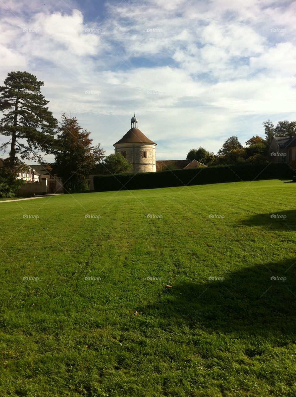 The lands of chateau de guermantes. chateau de guermantes France 