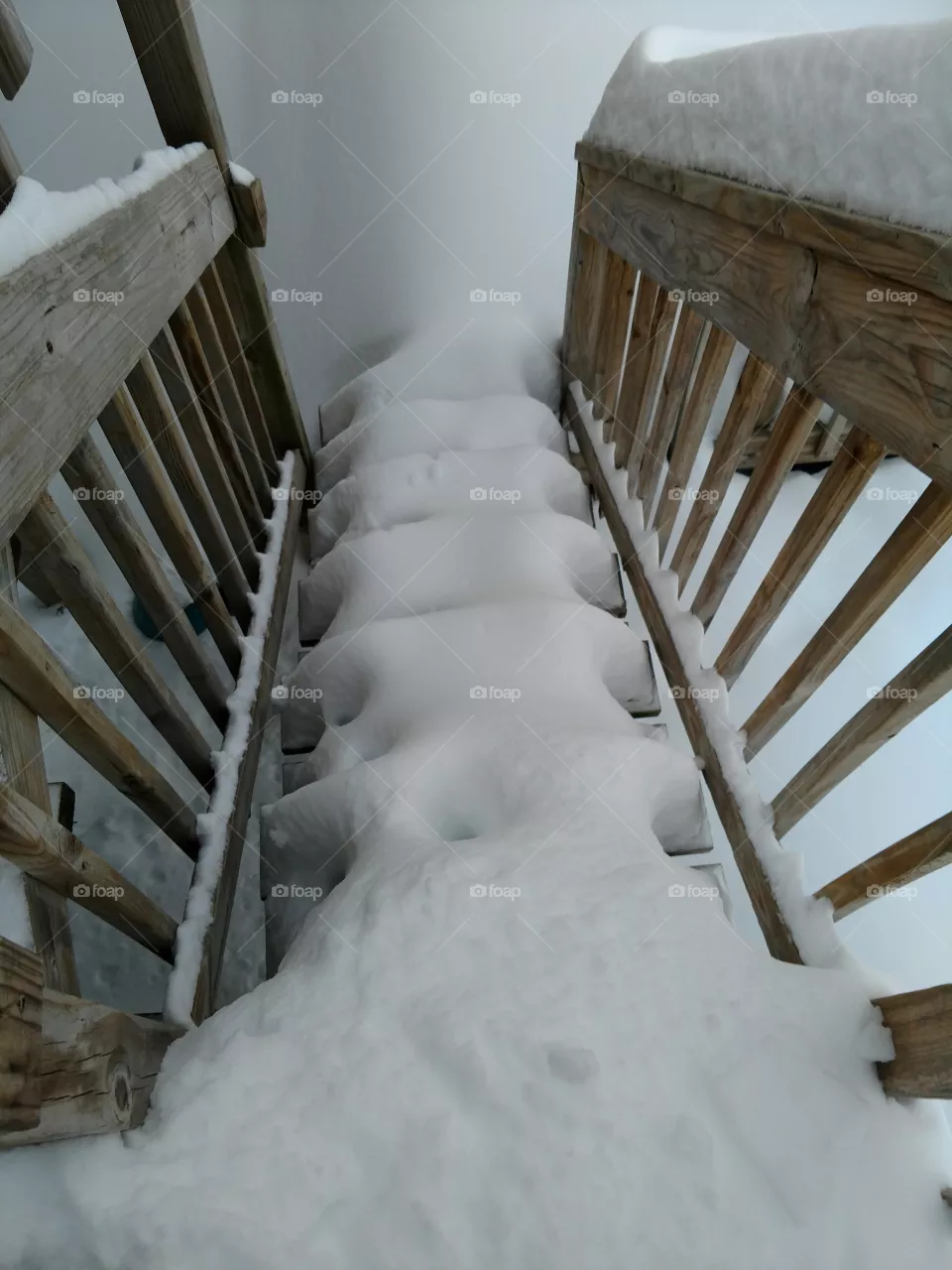 snow on deck