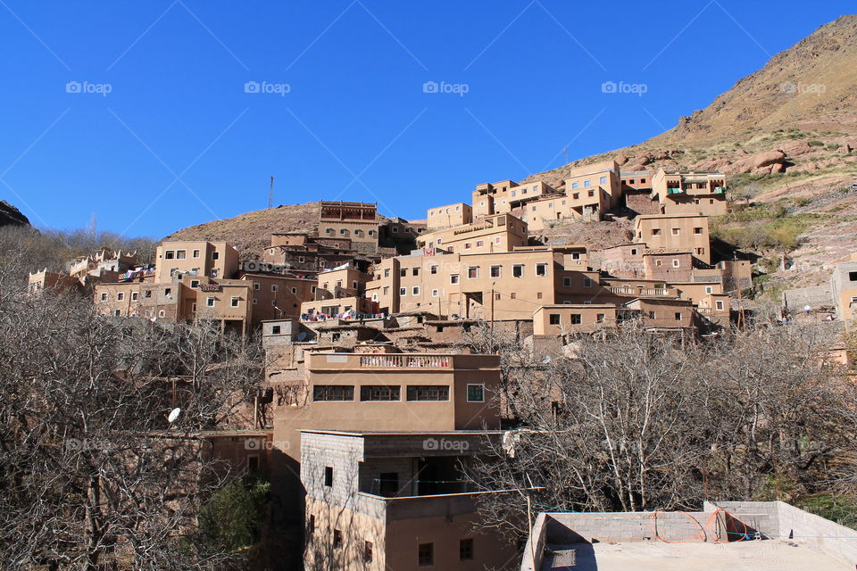 berbee village in the Atlas Mountains - Morocco