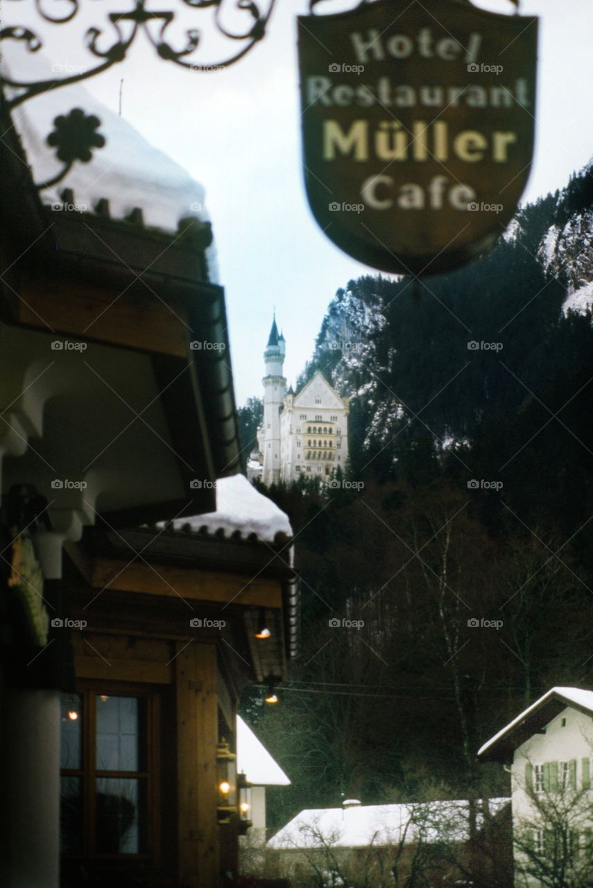 castle in the mountains