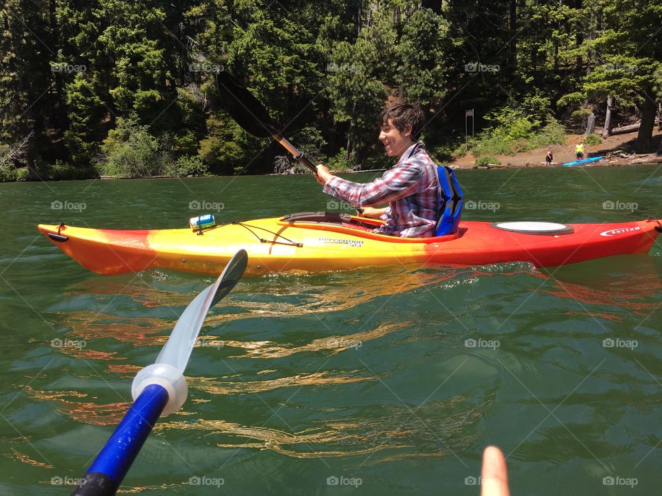 Kayak, Canoe, Recreation, Water, Oar