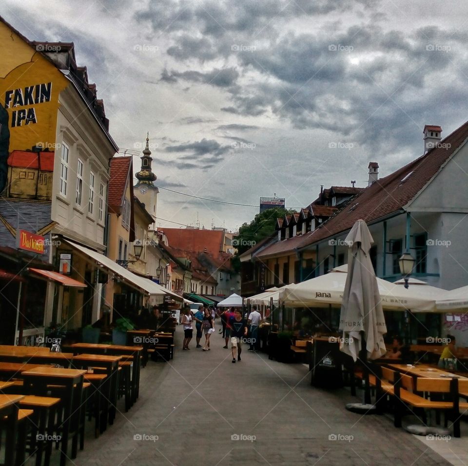 Old city centre, Zagreb, Croatia