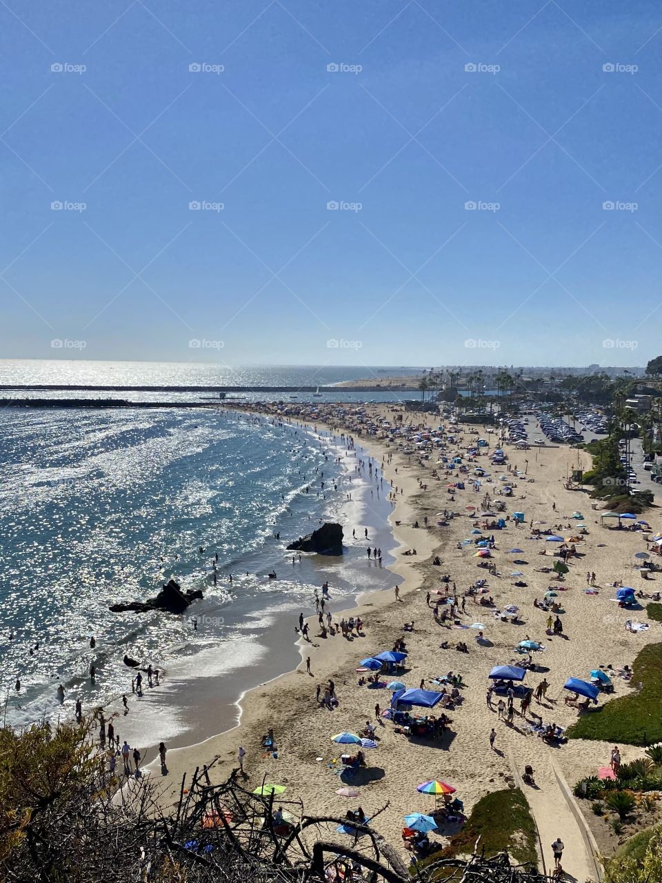 View of Corona del Mar State Beach from the Inspiration Point 