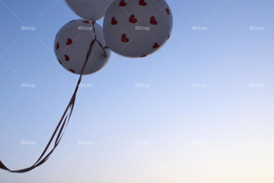 Balloons with hearts 🥰❤