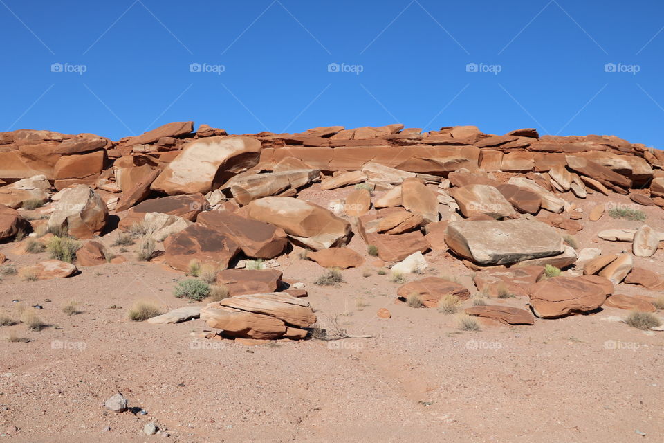 bright red rocks in Arizona