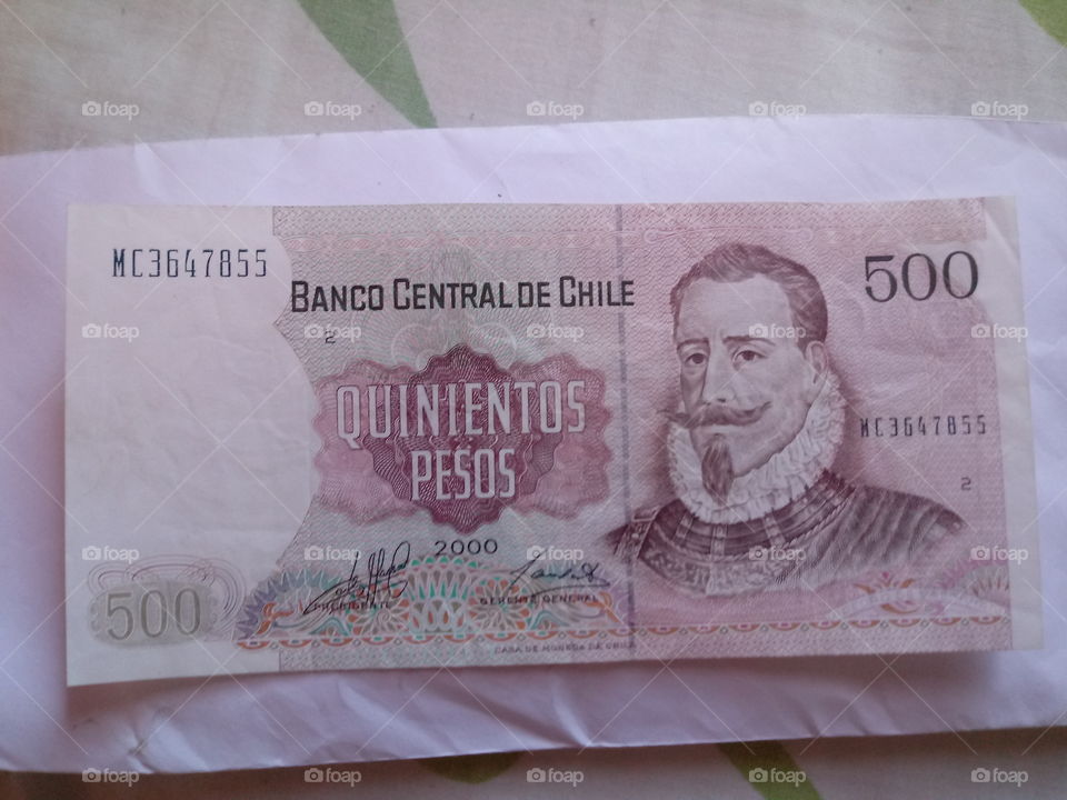 Quinientos pesos chilenos