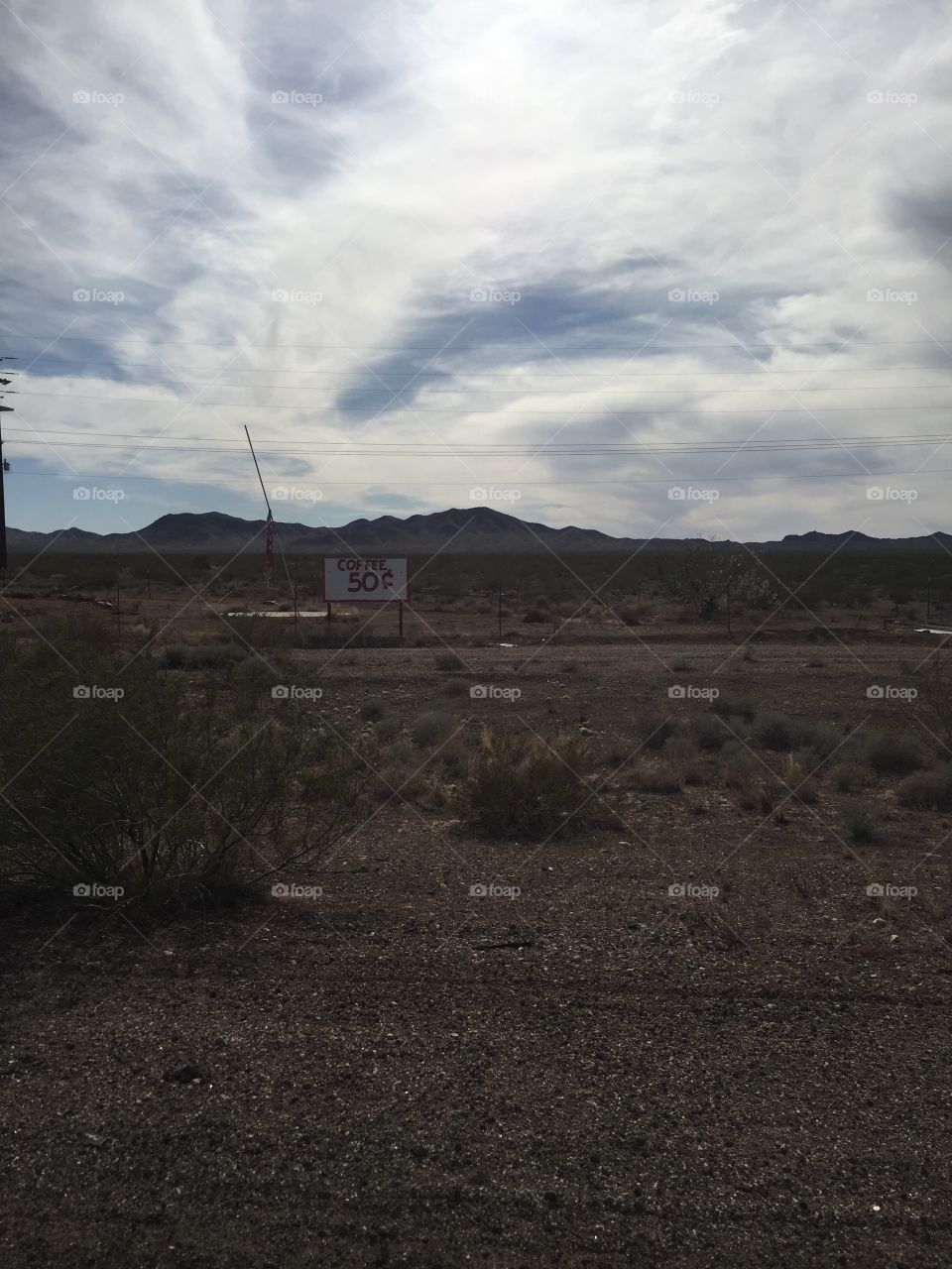 Desert billboard
