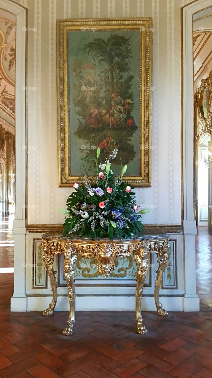 Flowers in the palace